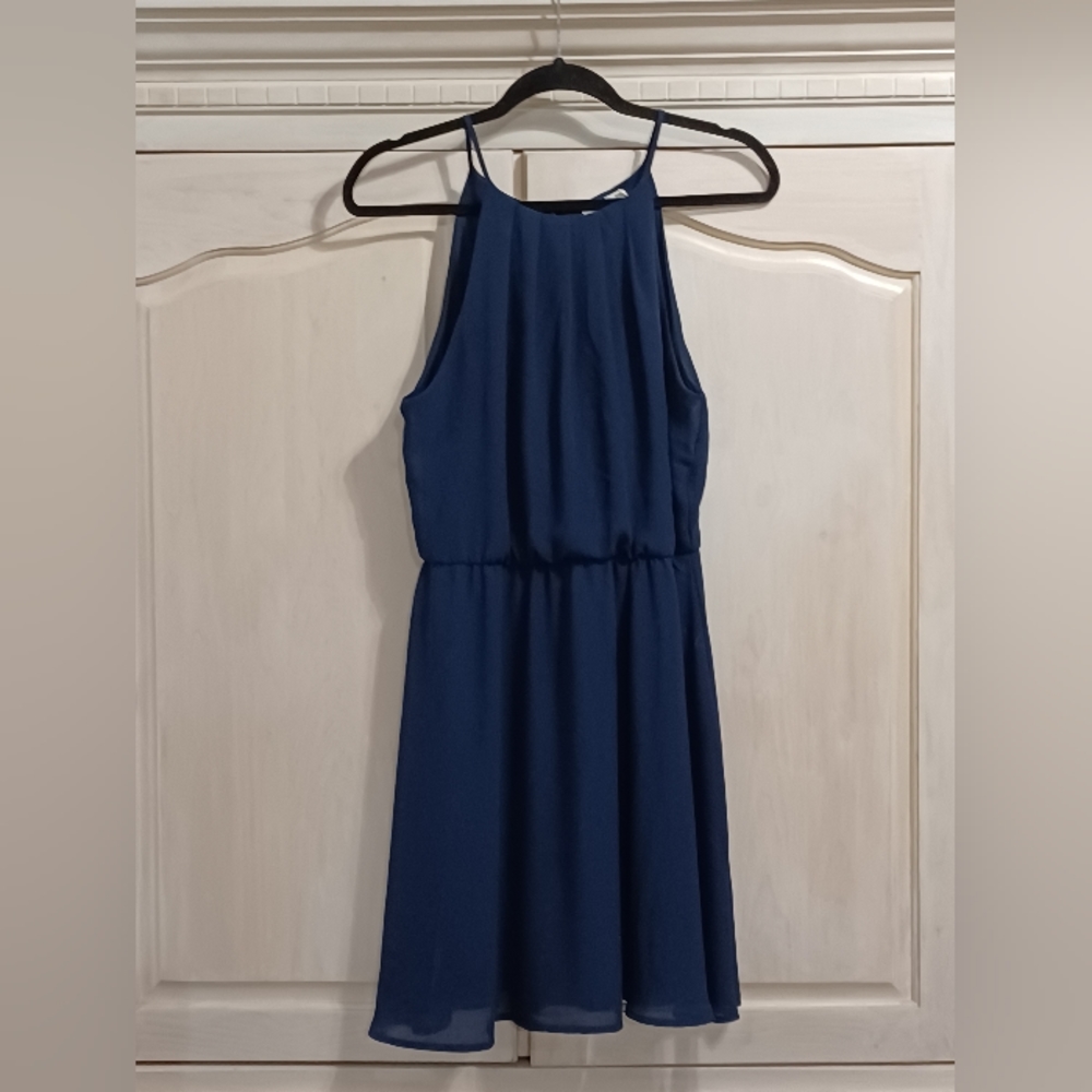 Lush navy dress